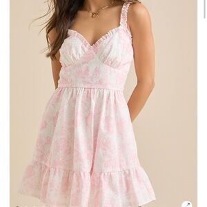 NEW Altar’d State Pink Floral Mini Dress Size Medium and XXL Available NWT